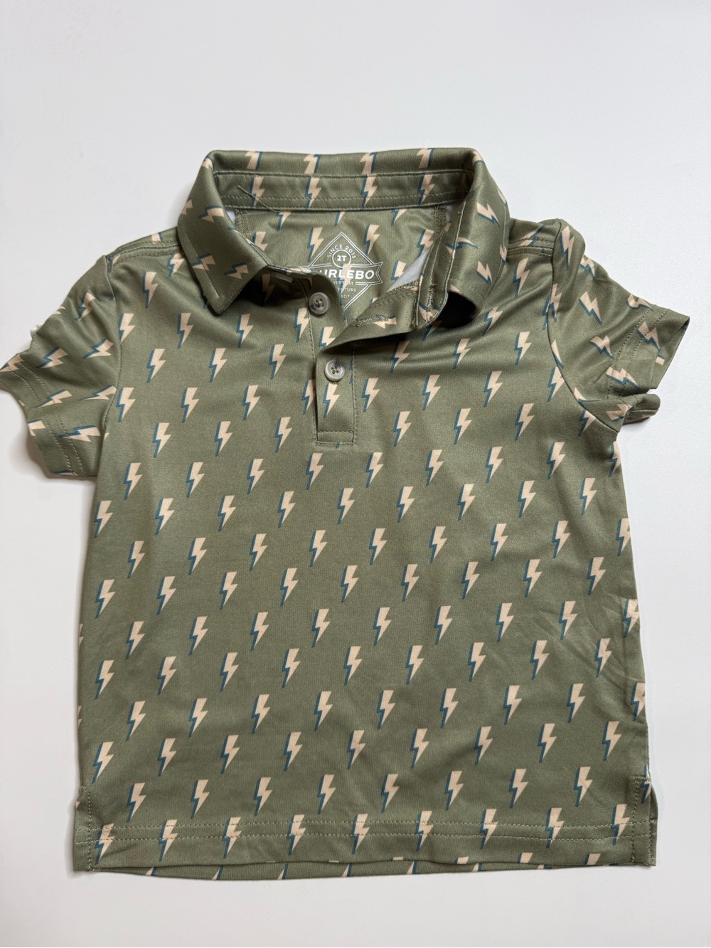 Burlebo Lightning Bolt Polo Shirt 2t